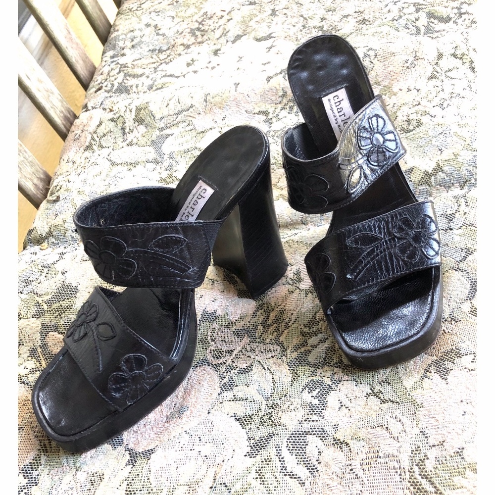 Charles David Vintage Platform Heels